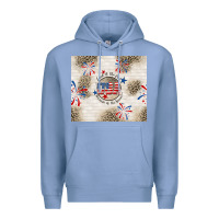 Colony Blue usa land of the free because of the brave Premium Hoodie - TumblerDesignByShophia