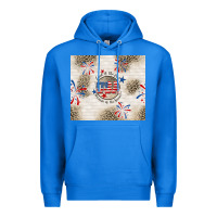 True Royal usa land of the free because of the brave Premium Hoodie - TumblerDesignByShophia
