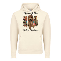 Vintage Artic life is better with a maltipoo Vintage Hoodie - BarkalooDesign