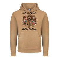 Vintage Camel life is better with a maltipoo Vintage Hoodie - BarkalooDesign