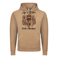 Vintage Coffee life is better with a maltipoo Vintage Hoodie - BarkalooDesign