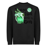 Black even ırısh needs a beer Heavyweight Sweatshirt - MaliasSmallBusiness