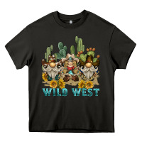 Asphalt wild west western gnome Heavy Core Tee - BarkalooDesign