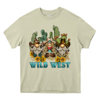 Mossy wild west western gnome Heavy Core Tee - BarkalooDesign