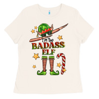 Bone im the badass elf Ladies Tee - FaDigitalArtStudio