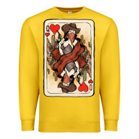 Lemon Queen Of Hearts Cowgirl Premium Sweatshirt - HowdyJamesFarm