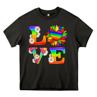 Asphalt love and sunflower Heavy Core Tee - HRA Design Shop
