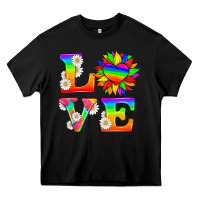 Black love and sunflower Heavy Core Tee - HRA Design Shop