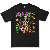 Black dead inside but it's spooky season Premium Tee - AdoDesignShop