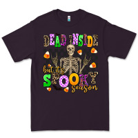 Plum dead inside but it's spooky season Premium Tee - AdoDesignShop
