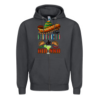 Smoke cinco de dirinko sombrero Zipper Hoodie - BarkalooDesign