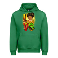 Emerald Love Juneteenth Urban Hoodie - FaDigitalArtStudio