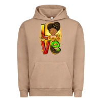 Pigment Burro Love Juneteenth Urban Hoodie - FaDigitalArtStudio