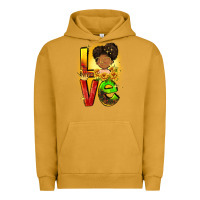 Pigment Peanut Butter Love Juneteenth Urban Hoodie - FaDigitalArtStudio