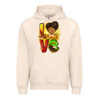 Sandshell Love Juneteenth Urban Hoodie - FaDigitalArtStudio