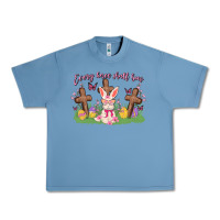 Pebble Blue every knee shall bow Urban Heavy Tee - MaliasSmallBusiness