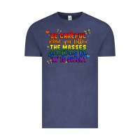 Vintage Denim be careful when you follow the masses sometimes th Vintage Tee - MaliasSmallBusiness