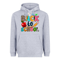 Heather Grey back to school Heavyweight Hoodie - texasbilliewilder