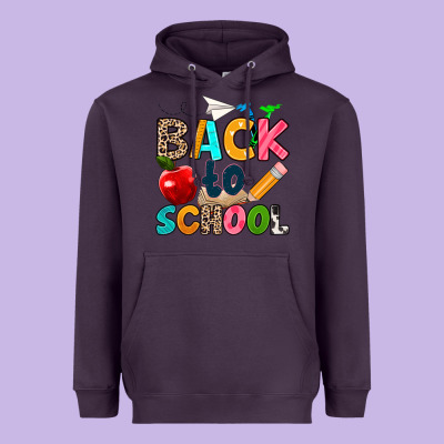 Back To School Heavyweight Hoodie Designed By Texasbilliewilder