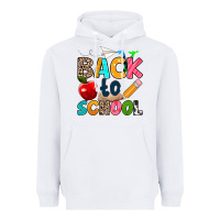 White back to school Heavyweight Hoodie - texasbilliewilder