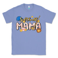 Colony Blue softball MAMA Classic Tee - MaliasSmallBusiness