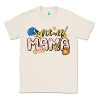 Natural softball MAMA Classic Tee - MaliasSmallBusiness