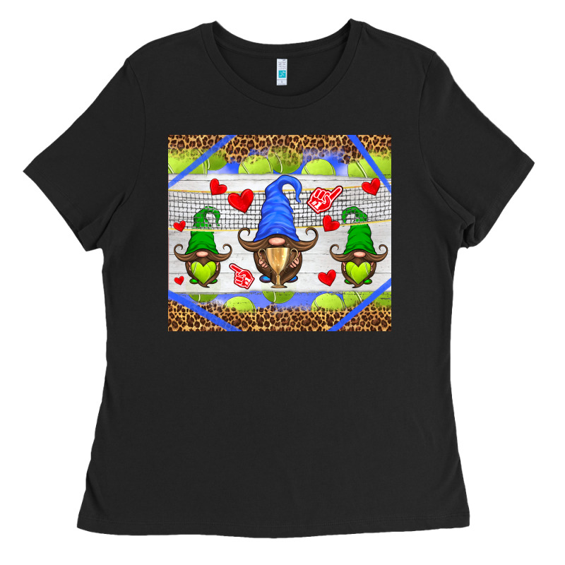Western Tennis Gnome Ladies Tee by HRA Design Shop | Teevron