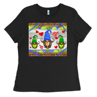 Black western tennis gnome Ladies Tee - HRA Design Shop
