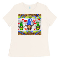Bone western tennis gnome Ladies Tee - HRA Design Shop