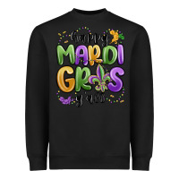 Black happy mardi gras y'all Heavyweight Sweatshirt - MaliasSmallBusiness