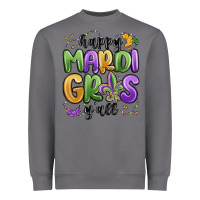 Storm happy mardi gras y'all Heavyweight Sweatshirt - MaliasSmallBusiness