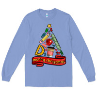 Colony Blue teacher tools christmas tree Long Sleeve Tee - MaliasSmallBusiness