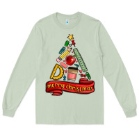 Matcha teacher tools christmas tree Long Sleeve Tee - MaliasSmallBusiness