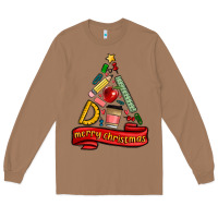 Toasted Coconut teacher tools christmas tree Long Sleeve Tee - MaliasSmallBusiness