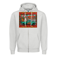 Dove Grey merry christmas farm truck tumbler Zipper Hoodie - Jasminsmagicworld