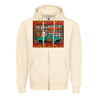 Sandshell merry christmas farm truck tumbler Zipper Hoodie - Jasminsmagicworld