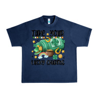 Navy take your lucky charms Urban Heavy Tee - MaliasSmallBusiness