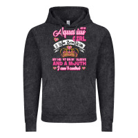 Vintage Black As a Aquarius Girl I was Born with My Heart on my Sleeve and a mouth Vintage Hoodie - Jasminsmagicworld