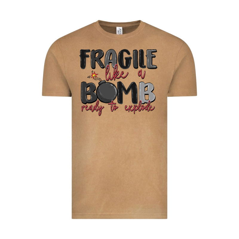 Fragile Like A Bomb Ready To Explode Vintage Tee by MaliasSmallBusiness | Teevron