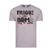 Vintage Zinc fragile like a bomb ready to explode Vintage Tee - MaliasSmallBusiness