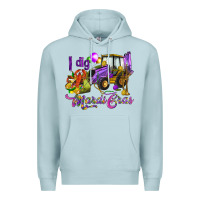 Blue Mist I dig Mardi Gras Premium Hoodie - HowdyJamesFarm