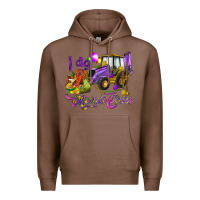 Chestnut I dig Mardi Gras Premium Hoodie - HowdyJamesFarm