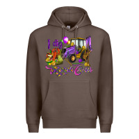 Coffee I dig Mardi Gras Premium Hoodie - HowdyJamesFarm