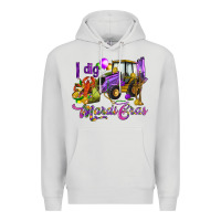 Dove Grey I dig Mardi Gras Premium Hoodie - HowdyJamesFarm