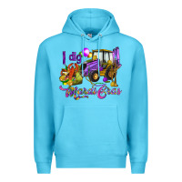 Ocean Blue I dig Mardi Gras Premium Hoodie - HowdyJamesFarm