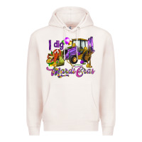Pale Pink I dig Mardi Gras Premium Hoodie - HowdyJamesFarm
