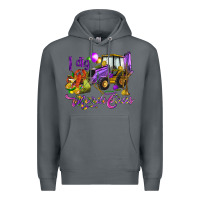 Rock I dig Mardi Gras Premium Hoodie - HowdyJamesFarm