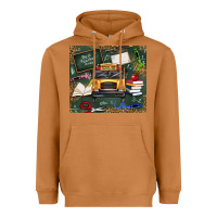 Meerkat school bus back to school Heavyweight Hoodie - texasbilliewilder