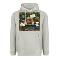 Moon Dust school bus back to school Heavyweight Hoodie - texasbilliewilder