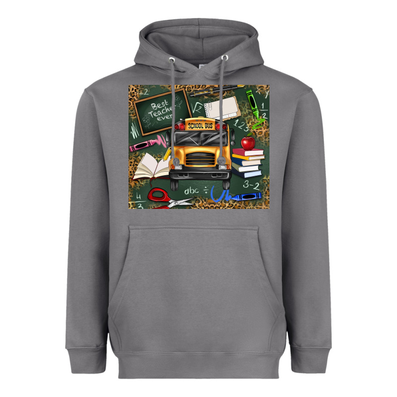 School Bus Back To School Heavyweight Hoodie by texasbilliewilder | Teevron